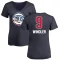 Women's Dylan Windler Name and Number Banner Wave V-Neck T-Shirt - Navy