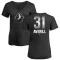 Women's Earl Averill Midnight Mascot V-Neck T-Shirt - Black