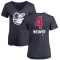 Women's Earl Weaver Name and Number Banner Wave V-Neck T-Shirt - Navy