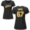 Women's Easton Lucas Name & Number T-Shirt - Black