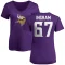 Women's Ed Ingram Name & Number Slim Fit T-Shirt - Purple