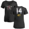 Women's Ed Ott Midnight Mascot V-Neck T-Shirt - Black