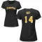 Women's Ed Ott Name & Number T-Shirt - Black