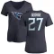 Women's Eddie George Name & Number Slim Fit T-Shirt - Navy