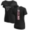 Women's Eddie Goldman Backer Slim Fit T-Shirt - Black