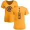 Women's Eddie Johnston One Color Backer T-Shirt - Gold