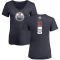 Women's Eddie Mio Backer Slim Fit V-Neck T-Shirt - Navy