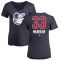 Women's Eddie Murray Name and Number Banner Wave V-Neck T-Shirt - Navy