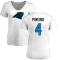 Women's Eddy Pineiro Name & Number Slim Fit T-Shirt - White