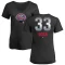 Women's Edmundo Sosa Midnight Mascot V-Neck T-Shirt - Black