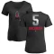 Women's Eduardo Escobar Midnight Mascot V-Neck T-Shirt - Black