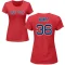 Women's Eduardo Nunez Name & Number T-Shirt - Red