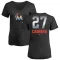 Women's Edward Cabrera Midnight Mascot V-Neck T-Shirt - Black