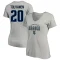 Women's Eeli Tolvanen Name & Number Lockup T-Shirt - Gray