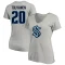 Women's Eeli Tolvanen Name & Number V-Neck T-Shirt - Gray