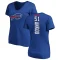 Women's Eli Ankou Backer Slim Fit T-Shirt - Royal