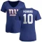 Women's Eli Manning Name & Number Slim Fit T-Shirt - Royal