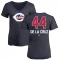 Women's Elly De La Cruz Name and Number Banner Wave V-Neck T-Shirt - Navy