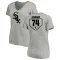 Women's Eloy Jimenez RBI Slim Fit V-Neck T-Shirt - Heathered Gray