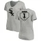 Women's Elvis Andrus RBI Slim Fit V-Neck T-Shirt - Heathered Gray