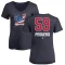 Women's Elvis Peguero Name and Number Banner Wave V-Neck T-Shirt - Navy