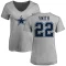 Women's Emmitt Smith Name & Number T-Shirt - Ash