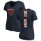 Women's Equanimeous St. Brown Backer Slim Fit T-Shirt - Navy