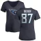 Women's Eric Decker Name & Number Slim Fit T-Shirt - Navy