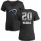 Women's Eric Weddle Midnight Mascot T-Shirt - Black