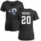 Women's Eric Weddle Name & Number Slim Fit T-Shirt - Black