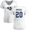 Women's Eric Weddle Name & Number Slim Fit T-Shirt - White