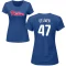 Women's Erich Uelmen Name & Number T-Shirt - Royal