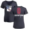 Women's Erik Gustafsson Name and Number Banner Wave V-Neck T-Shirt - Navy