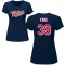 Women's Ernie Yake Name & Number T-Shirt - Navy