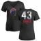 Women's Esteban Quiroz Midnight Mascot V-Neck T-Shirt - Black