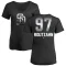 Women's Ethan Routzahn Midnight Mascot V-Neck T-Shirt - Black