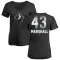 Women's Evan Marshall Midnight Mascot V-Neck T-Shirt - Black