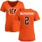 Women's Evan McPherson Name & Number Slim Fit T-Shirt - Orange