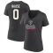 Women's Evan Nause Heather 2023 Eastern Conference Champions V-Neck T-Shirt - Charcoal