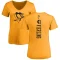 Women's Evan Vierling One Color Backer T-Shirt - Gold