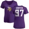 Women's Everson Griffen Name & Number Slim Fit T-Shirt - Purple