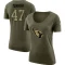 Women's Ezekiel Turner Legend Salute to Service Scoop Neck T-Shirt - Olive