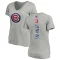 Women's Fergie Jenkins Backer Slim Fit T-Shirt - Ash