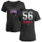 Women's Fernando Rodney Midnight Mascot V-Neck T-Shirt - Black