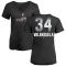 Women's Fernando Valenzuela Midnight Mascot V-Neck T-Shirt - Black