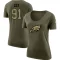 Women's Fletcher Cox Legend Salute to Service Scoop Neck T-Shirt - Olive