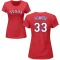 Women's Frank Howard Name & Number T-Shirt - Red