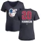 Women's Frank Robinson Name and Number Banner Wave V-Neck T-Shirt - Navy