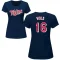 Women's Frank Viola Name & Number T-Shirt - Navy