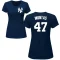 Women's Frankie Montas Name & Number T-Shirt - Navy